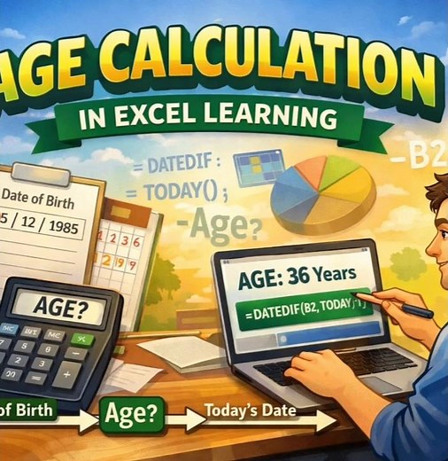 ​How to Calculate Age Automatically in Excel | Using the DATEDIF Formula