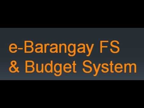 e-Barangay Accounting & Budgeting System