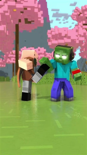 funny fight in minecraft #minecraft #gaming