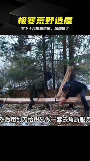 Building a house in sub-zero temperatures – this Siberian feat is incredibly hardcore! #woodenhou...