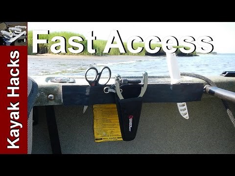 Kayak Tool Organizer / Kayak Tool Caddy for Tackle Management and Organization