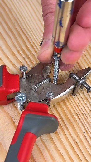 Locking pliers tight with nails | Productive Panda