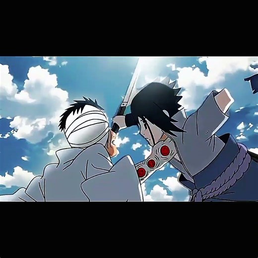 Sasuke vs danzo in a different style..#sasuke #obito #anime #danzo #naruto