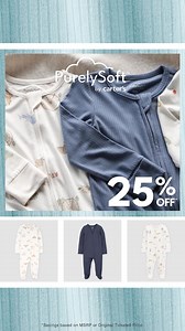 Take 25% off PurelySoft™ essentials — the dreamiest collection featuring silky-soft fabric that's wonderfully stretchy & made to wear year round. ​ Ends 03/12. Savings based on MSRP or original ticketed price. Select styles. Exclusions apply. | Carter's | Facebook
