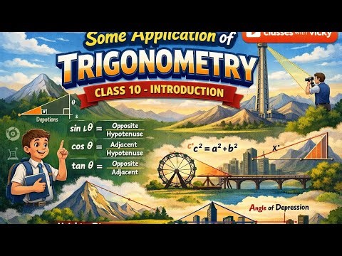 Class 10 || Some Applications of Trigonometry ||Introduction#maths #conceptclasses #education #exam