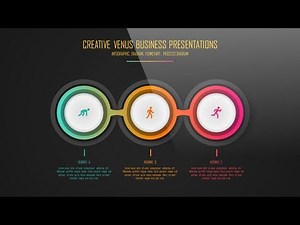 Beautiful 3 #Circles Business Infographic Diagram Design Tutorial in Microsoft Office 365 PowerPoint