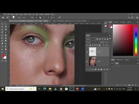 Photoshop | Lab-11 | Retouching tools | Spot, Brush healing | Patch, Content aware move| Clone stamp