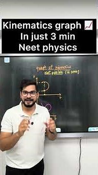 Kinematics graph in just 3 min | Neet physics by ssp sir #neet2026 #sachinsirphysics