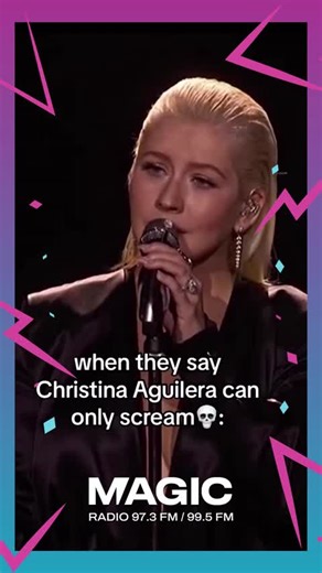 #MagicThrowback: Christina Aguilera le rinde tributo a la inigualable Whitney Houston. #magic #tuvidaenmusica | MAGIC 97.3 Fm Metro 99.5 Fm Isla