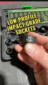 This cr-mo low profile impact socket set is one of the most affordable set from Tecotek.