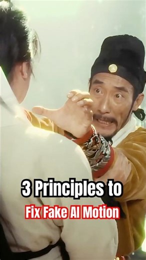 3 Principles to Fix Fake AI Motion #aitutorial #promptengineering #aiart #digitalcreator #aiprompt