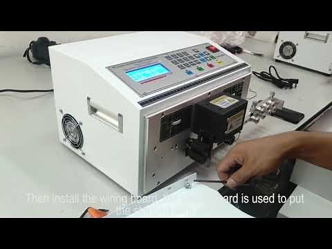 How To Use The Automatic Computer Wire(Cable) Stripping Machine: Cable(Wire) Peeling Machine