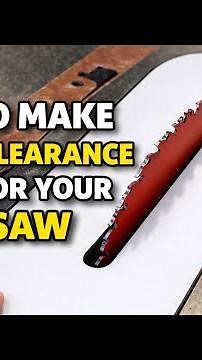 DIY Zero Clearance Insert for Your Table Saw | Safer Cuts & Less Tear Out