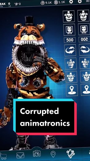Corrupted Animatronics in Five Nights at Freddy's