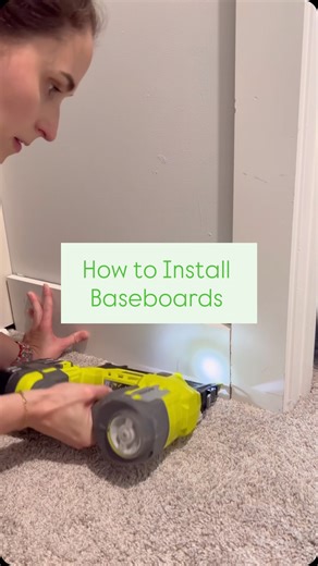 80 reactions | Installing baseboards is easy and doesn’t take a lot of time! A miter saw and a brad nailer are the main tools you need and it can be done in less than 30 minutes  all of the tools and products I used are linked in my blog post and on my LTK/Amazon Store Front #diy #diyprojects #affiliatelinks #baseboards #baseboardtutorial #breezingthrough #breezingthroughblog #breezingthroughdiy #diytutorial | Breezing Through | Facebook
