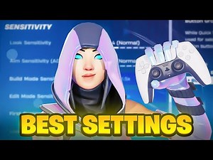 *NEW* Best Controller Settings + Sensitivity For Fortnite Chapter 6! (PS4/PS5/XBOX/PC)