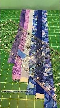 Part 1 of making a miniature lone star quilt. #sewknotfancy #traditionalquilter #quilt #sewing