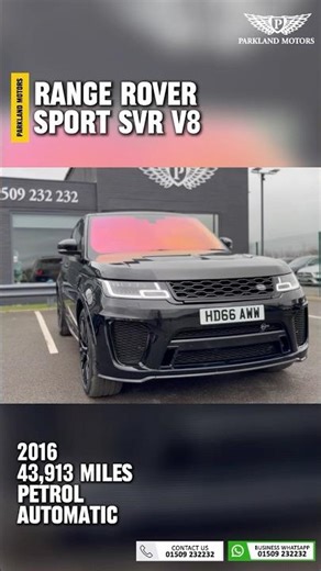 Range Rover Sport SVR V8