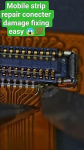 mobile screen strip connector damage fixing 😱💯. #iphone #repair #repairing