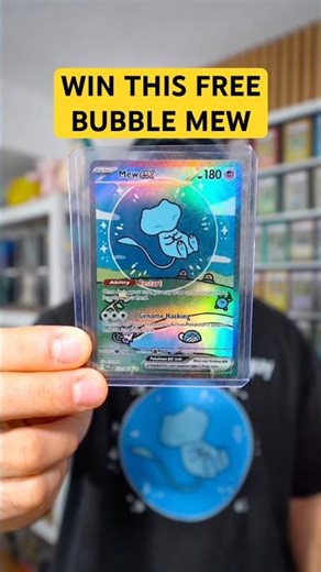 FREE Bubble Mew Challenge For Subscribers #pokemonchannel #pokemoncards