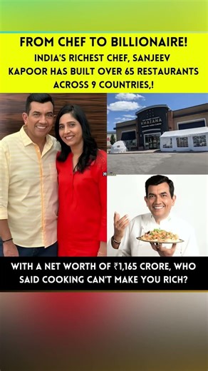 WITH A NET WORTH OF ₹1,165 CRORE, WHO SAID COOKING CAN'T MAKE YOU RICH