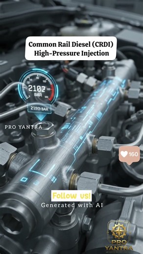 CRDI Engine Explained: How High-Pressure Common Rail Injection Works! ⚙️ | PRO YANTRA