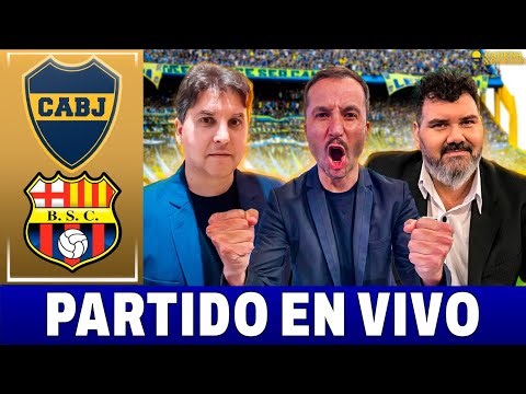 🛑BOCA JUNIORS 3-0 BARCELONA SC | RELATOS EN VIVO| Fecha 2 - COPA LIBERTADORES 2026