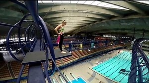 45K views · 176 reactions | A Canadian cliff diver is plunging from such stomach-churning heights that a special platform was built for her in Montreal’s Olympic pool. CTV’s Vanessa Lee on the breathtaking leap of faith. Watch the full newscast here: https://bit.ly/2FmJUN0 | CTV News | Facebook
