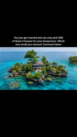 Which of these houses would you choose for your honeymoon?