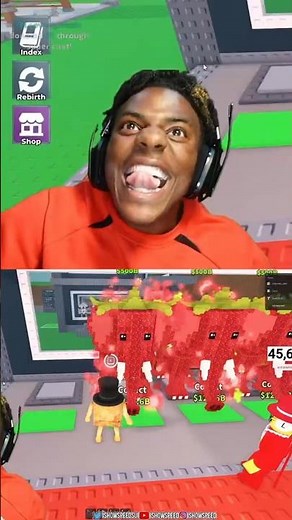 ISHOWSPEED STEALS BRAINROTS IN ROBLOX #ishowspeed #speed #roblox