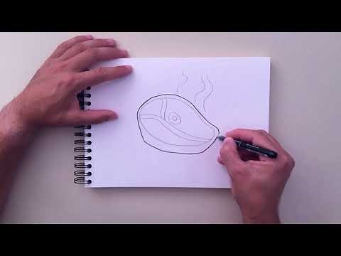 How to Draw Beef Steak