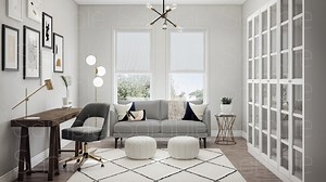 The office zoom video background