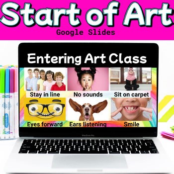 Start of Art: Visual Guide for Art Class Rules and Expectations