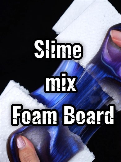 Mixing foam board feels SO good, super relaxing!#slime #fyp #tiktokslime #viralslime #slimetrend #explorepage✨ #diy #relax