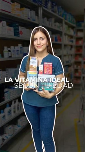 Conoce la VITAMINA 💊 ideal según tu edad