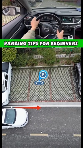Car Parking Tips for New Driver #shorts # #learndriving #automobile #parkingtips