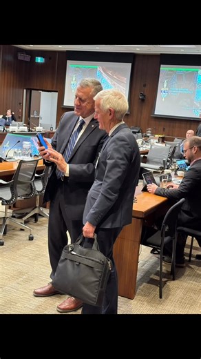 Ted Falk on Instagram: "Yesterday, after committee where we discussed the benefits of the F-35 program vs the Saab Gripen, I chatted with Major-General (Retired) Richard Foster of the Royal Canadian Air Force. Thank you for your service!"