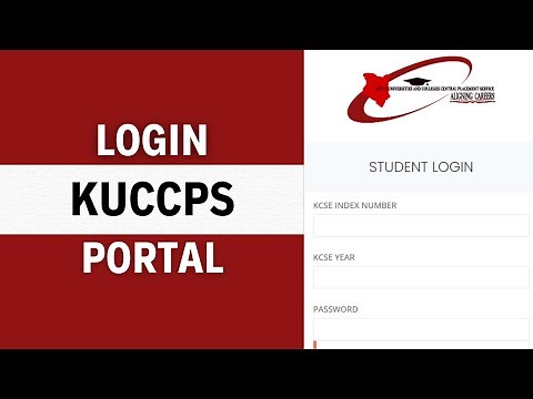 How to Login to KUCCPS Student Portal | KUCCPS Student Portal Sign In | kuccps.net Login