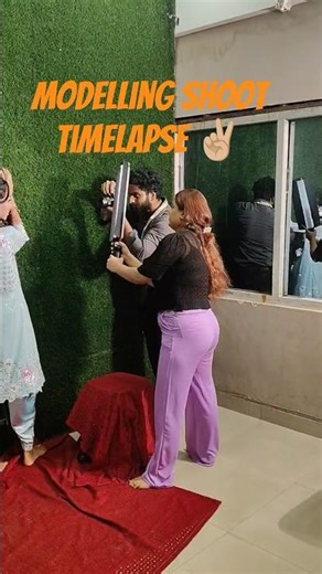 modeling shoot timelapse #vishuvisuals #agra #bts