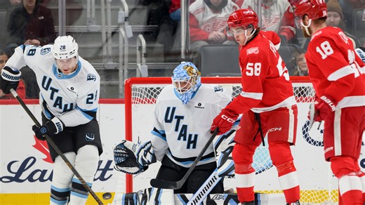 Red Wings forward Emmitt Finnie on 4-1 loss against Utah Mammoth