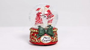 Kurt Adler 100MM Mr. & Mrs. Claus Musical Snowglobe