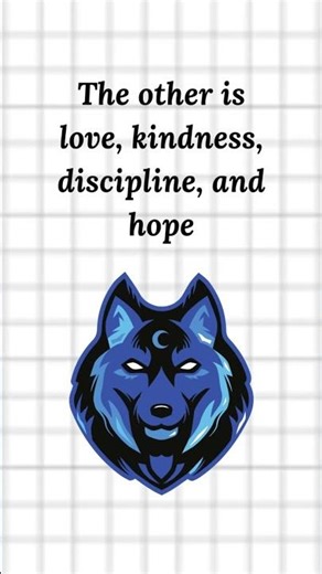 The Two Wolves Inside You 🐺 | Life-Changing Story #motivation #mindset #facts