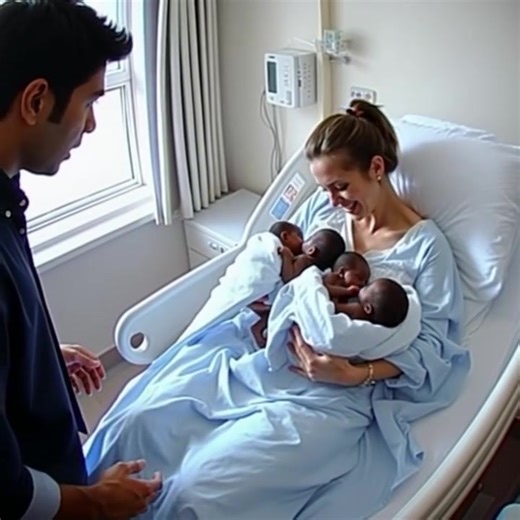 He Abandoned Her and Four Children Because of Their Skin — Thirty Years Later, the Truth Exposed His Biggest Mistake The maternity ward was filled with the sound of life—four tiny cries rising together like a song. Exhausted but glowing, Olivia smiled through tears as she looked down at her newborn quadruplets. Tiny, fragile, and perfect. ( Check out the full story below 👇 ) | Lil Kida