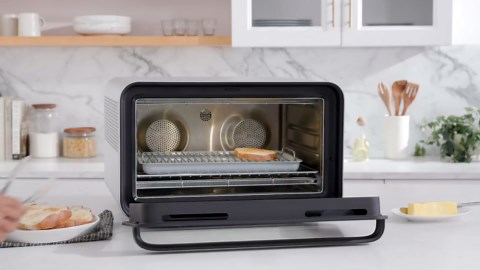June Oven Plus Bundle (3rd Gen); Countertop convection smart oven. Multiple appliances in one. Air fryer, slow cooker, dehydrator, convection oven, toaster oven, warming drawer, broiler, and more.