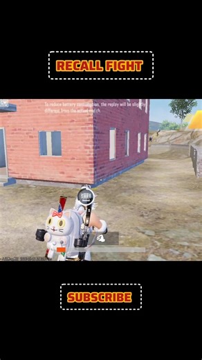 RECALL fight 🔥 #pubgmobile #shorts #bgmi #pubg #viral #trending