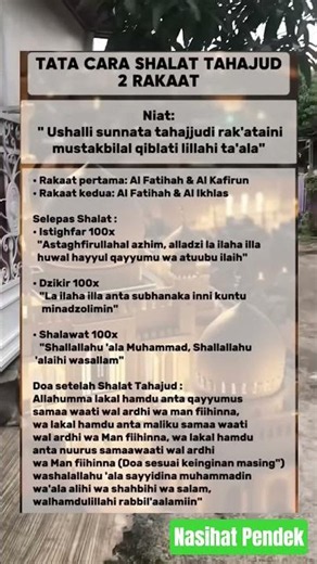 Jangan Bingung Lagi… Ini Tata Cara Sholat Tahajud 😭🌙”“Don’t Be Confused Anymore… Here’s How to Pray