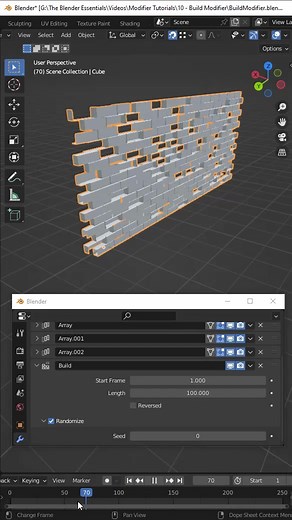 Create Stunning Animations with Blender's Build Modifier