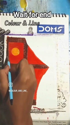 🎨 Easy Window Painting | Simple Art Idea🖌️ #art #shorts #acrylicpainting