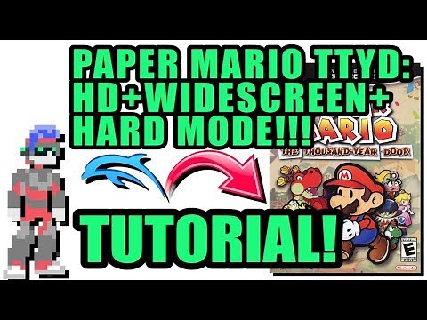 Dolphin Emulator Tutorial - Paper Mario: The TTYD - Widescreen + HD + Hard Mode!!!