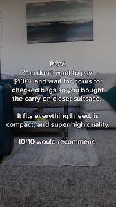 Enjoy your life of less friction and more freedom with the Carry-On Closet from Solgaard. Designed to unpack in seconds so your travels are never wasted with unnecessary packing and unpacking. | Solgaard | Facebook